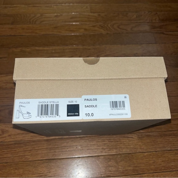 Dolce Vita Paulos Platform Sandals Saddle Stella Tan Women’s 10 Floral Accent - Picture 10 of 11